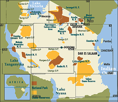 click here to enlarge and view detailed  section south south West Tanzania